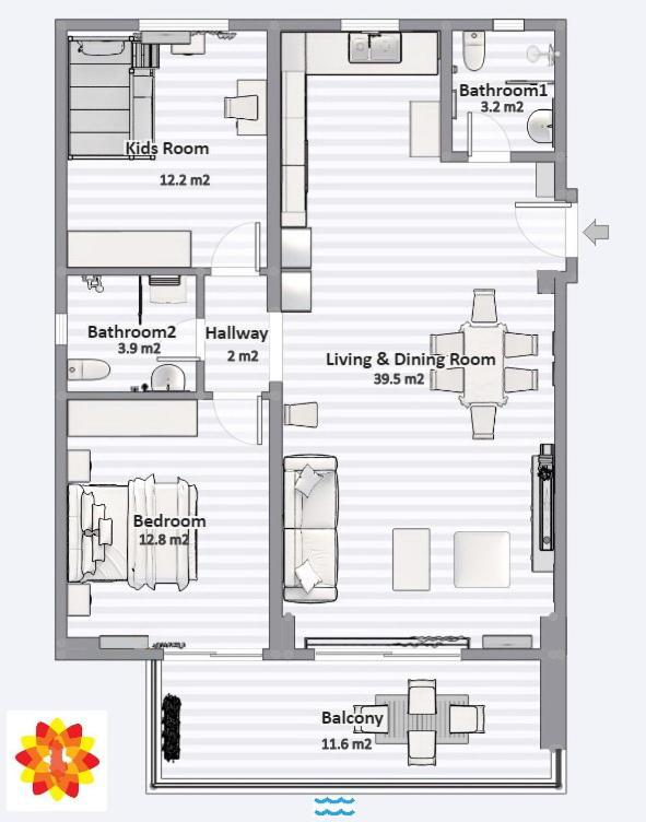 Bay View Apartment Sarande Exterior photo